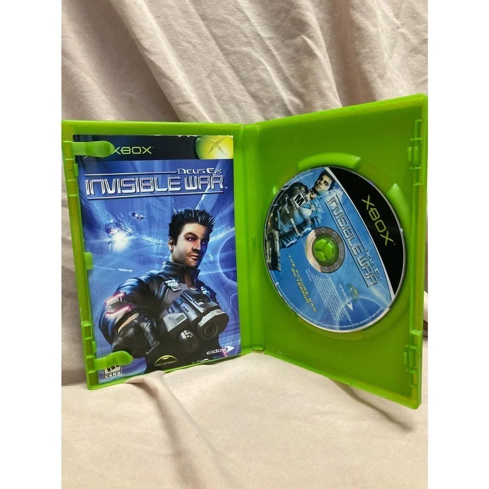 𝅺deus Ex: Invisible War (Microsoft Xbox, 2003) CIB